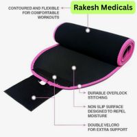 Sweat Slim Belt for Men & Women | Neoprene Tummy Trimmer Belt for Fat Loss, Stomach Shaping & Workout Support | Adjustable Waist Trainer Sauna Belt for Gym, Yoga & Daily Use Fits Upto 47 Inches Belly