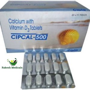 Cipcal Cipcal 500 Tablet from Cipla Source of Calcium & Vitamin D For Bone, Joint and Muscle Care