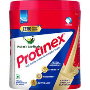 Protinex High Quality Protein Nutritional Drink for Immunity & Strength Zero Added Sugar Creamy Vanilla Powder