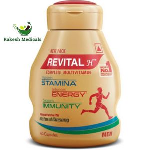 Revital H Men Multivitamin with Calcium, Zinc & Ginseng