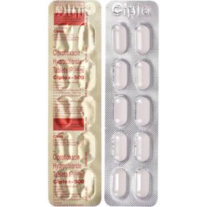 Ciplox-500 - Strip of 10 Tablets