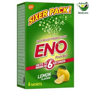 ENO Lemon Multipack Digestive Fruit Salt 30 gm ( Pack of 6 )