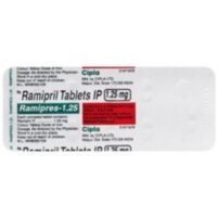 Ramipres 1.25mg Tablet 10'S