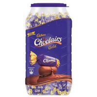 cadbury choclairs gold 117 candies, 725.4 gram jar approx