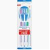 Sensodyne Sensitive Toothbrush | Soft Rounded Bristles Tooth Brush | Effective Cleaning, Gentle on Teeth, Toothbrush Set Pack of 3 (Buy 2 Get 1 Free), Multicolour |